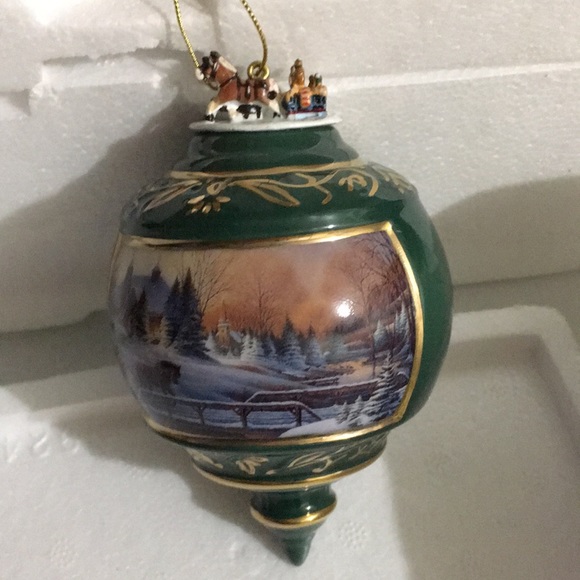 💥CHARITY SALE Terry Redlin Vintage Bradford Exchange Christmas Baubles - Picture 9 of 13